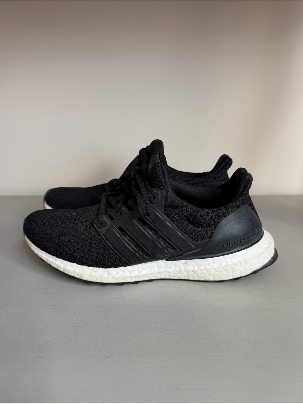Adidas Women’s UltraBoost Running Shoes - Black / White Midsole